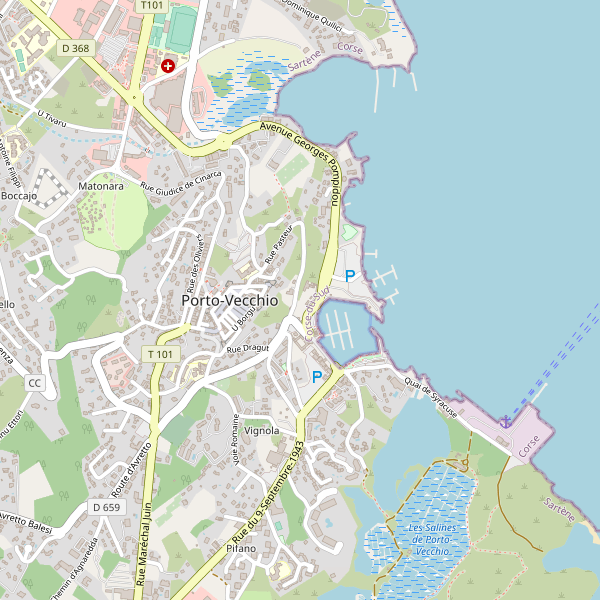 Carte des stationnement-velos à Porto-Vecchio Thumbnail