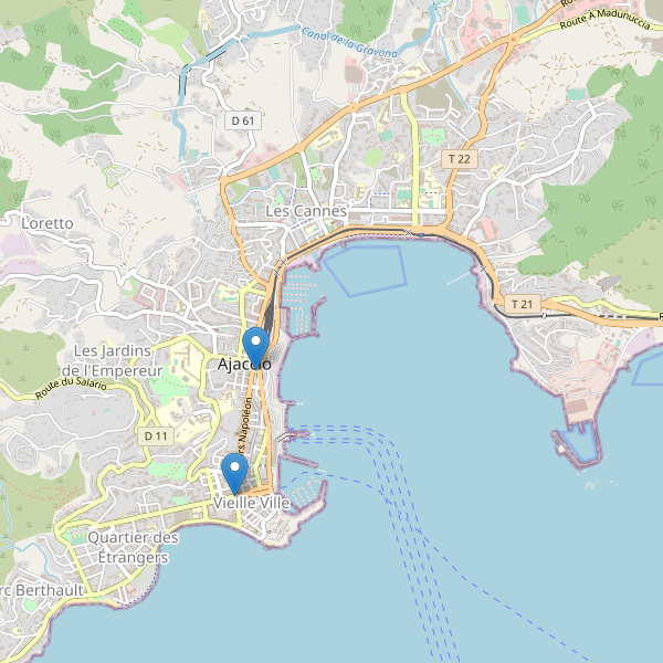 Carte des taxi à Ajaccio Thumbnail