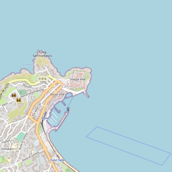 Carte des taxi à Calvi Thumbnail