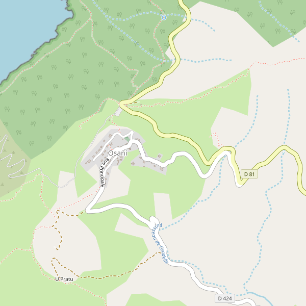 Carte des hotels à Osani Thumbnail