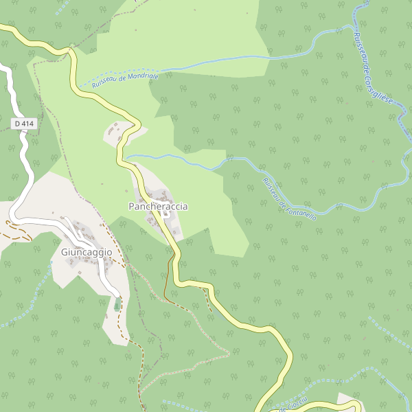 Carte des gares à Pancheraccia Thumbnail